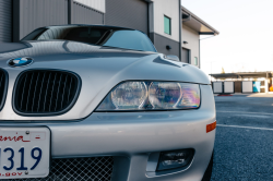 2001 BMW Z3 Coupe in Titanium Silver Metallic over Black