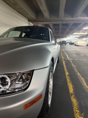 2001 BMW Z3 Coupe in Titanium Silver Metallic over Black
