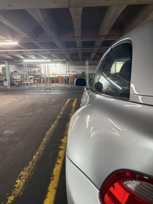 2001 BMW Z3 Coupe in Titanium Silver Metallic over Black