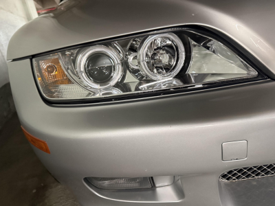 2001 BMW Z3 Coupe in Titanium Silver Metallic over Black