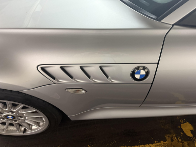 2001 BMW Z3 Coupe in Titanium Silver Metallic over Black
