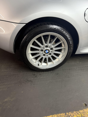 2001 BMW Z3 Coupe in Titanium Silver Metallic over Black