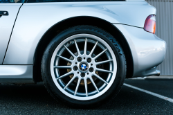 2001 BMW Z3 Coupe in Titanium Silver Metallic over Black