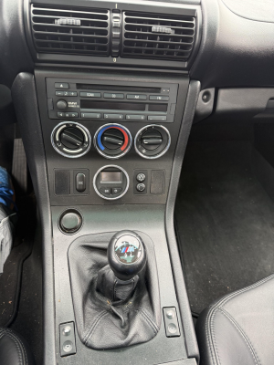 2001 BMW Z3 Coupe in Titanium Silver Metallic over Black