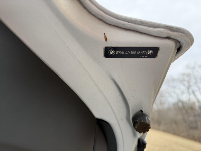 2001 BMW Z3 Coupe in Titanium Silver Metallic over Black