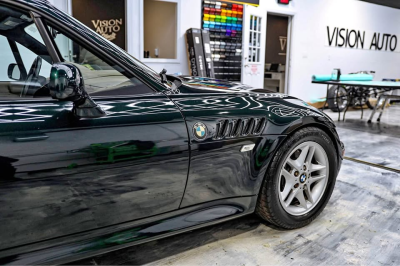 2001 BMW Z3 Coupe in Oxford Green Metallic over E36 Sand Beige