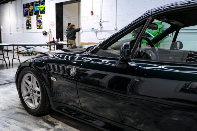 2001 BMW Z3 Coupe in Oxford Green Metallic over E36 Sand Beige