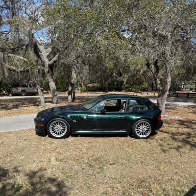 2001 BMW Z3 Coupe in Oxford Green Metallic over E36 Sand Beige