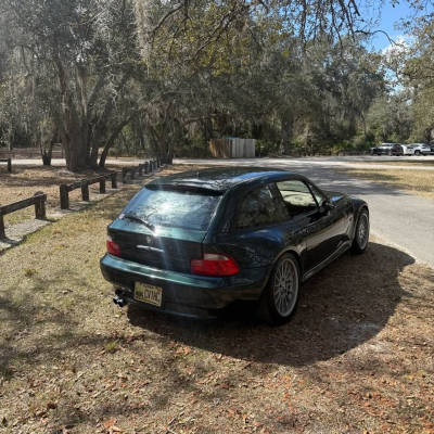 2001 BMW Z3 Coupe in Oxford Green Metallic over E36 Sand Beige