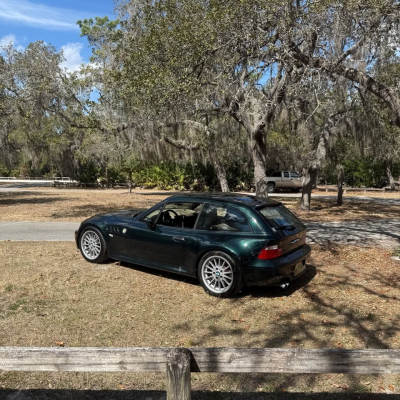 2001 BMW Z3 Coupe in Oxford Green Metallic over E36 Sand Beige