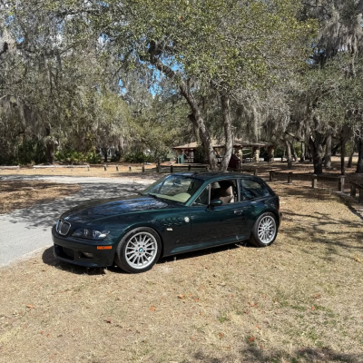 2001 BMW Z3 Coupe in Oxford Green Metallic over E36 Sand Beige