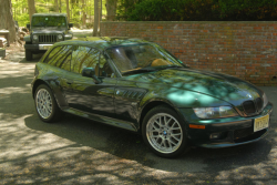 2001 BMW Z3 Coupe in Oxford Green Metallic over Extended Walnut