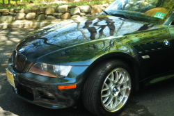 2001 BMW Z3 Coupe in Oxford Green Metallic over Extended Walnut