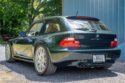 2001 BMW Z3 Coupe in Oxford Green Metallic over Extended Walnut