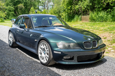 2001 BMW Z3 Coupe in Oxford Green Metallic over Extended Walnut