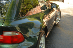 2001 BMW Z3 Coupe in Oxford Green Metallic over Extended Walnut
