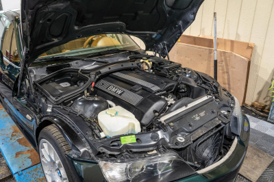 2001 BMW Z3 Coupe in Oxford Green Metallic over Extended Walnut