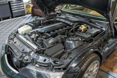 2001 BMW Z3 Coupe in Oxford Green Metallic over Extended Walnut