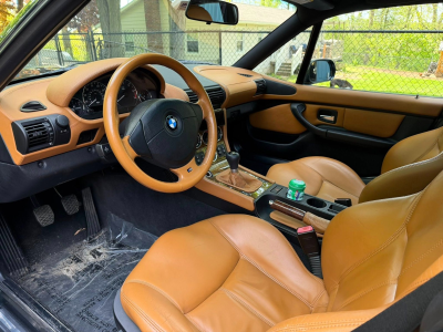 2001 BMW Z3 Coupe in Oxford Green Metallic over Extended Walnut