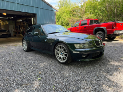 2001 BMW Z3 Coupe in Oxford Green Metallic over Extended Walnut