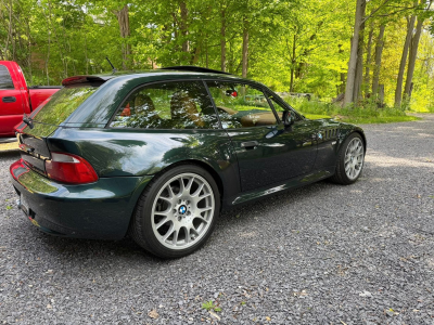 2001 BMW Z3 Coupe in Oxford Green Metallic over Extended Walnut