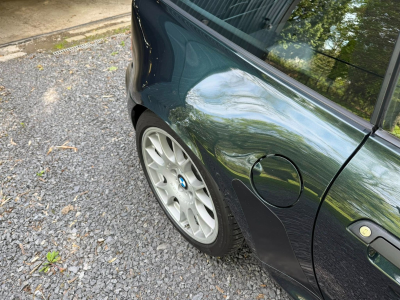 2001 BMW Z3 Coupe in Oxford Green Metallic over Extended Walnut