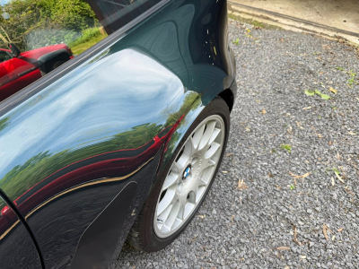 2001 BMW Z3 Coupe in Oxford Green Metallic over Extended Walnut