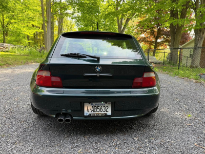 2001 BMW Z3 Coupe in Oxford Green Metallic over Extended Walnut