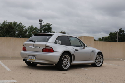 2001 BMW Z3 Coupe in Titanium Silver Metallic over Black