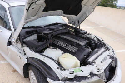2001 BMW Z3 Coupe in Titanium Silver Metallic over Black