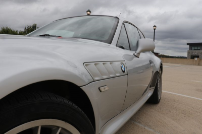 2001 BMW Z3 Coupe in Titanium Silver Metallic over Black