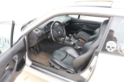 2001 BMW Z3 Coupe in Titanium Silver Metallic over Black