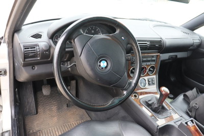 2001 BMW Z3 Coupe in Titanium Silver Metallic over Black