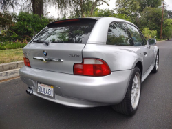 2001 BMW Z3 Coupe in Titanium Silver Metallic over Black