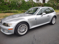 2001 BMW Z3 Coupe in Titanium Silver Metallic over Black
