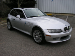 2001 BMW Z3 Coupe in Titanium Silver Metallic over Black