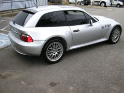 2001 BMW Z3 Coupe in Titanium Silver Metallic over Black