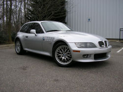 2001 BMW Z3 Coupe in Titanium Silver Metallic over Black
