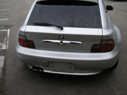 2001 BMW Z3 Coupe in Titanium Silver Metallic over Black