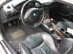 2001 BMW Z3 Coupe in Titanium Silver Metallic over Black
