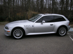 2001 BMW Z3 Coupe in Titanium Silver Metallic over Black