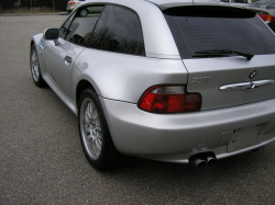 2001 BMW Z3 Coupe in Titanium Silver Metallic over Black