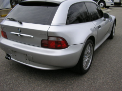 2001 BMW Z3 Coupe in Titanium Silver Metallic over Black
