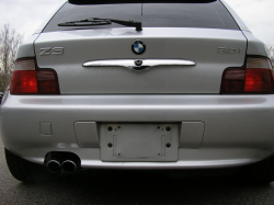 2001 BMW Z3 Coupe in Titanium Silver Metallic over Black