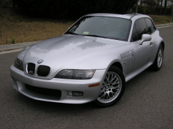 2001 BMW Z3 Coupe in Titanium Silver Metallic over Black