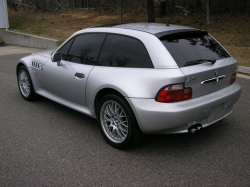 2001 BMW Z3 Coupe in Titanium Silver Metallic over Black