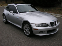 2001 BMW Z3 Coupe in Titanium Silver Metallic over Black