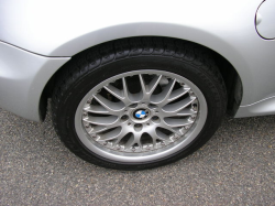 2001 BMW Z3 Coupe in Titanium Silver Metallic over Black