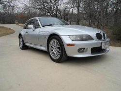 2001 BMW Z3 Coupe in Titanium Silver Metallic over Black