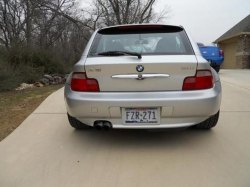 2001 BMW Z3 Coupe in Titanium Silver Metallic over Black